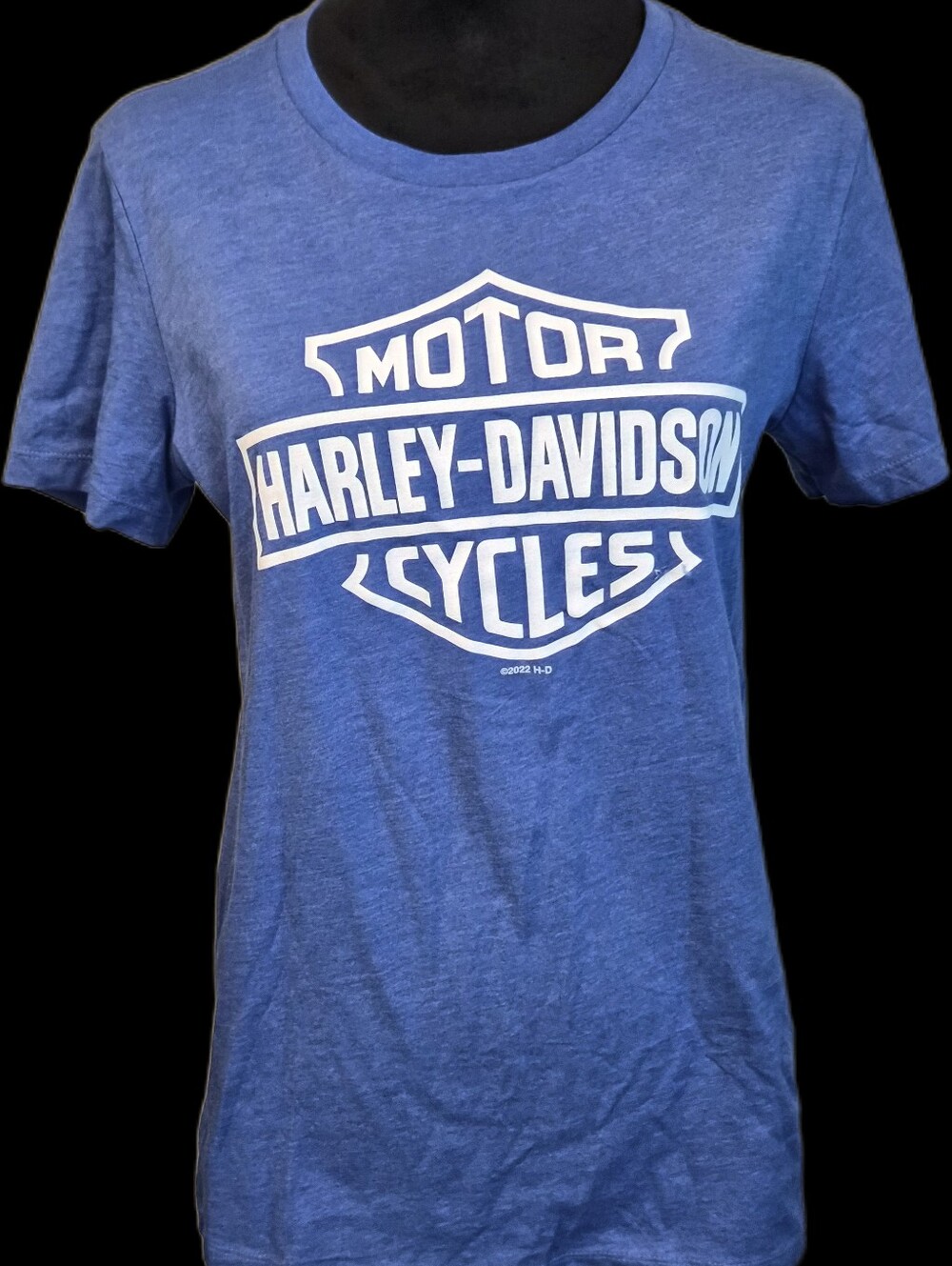 Harley-Davidson Blue Short-Sleeve Logo Tee